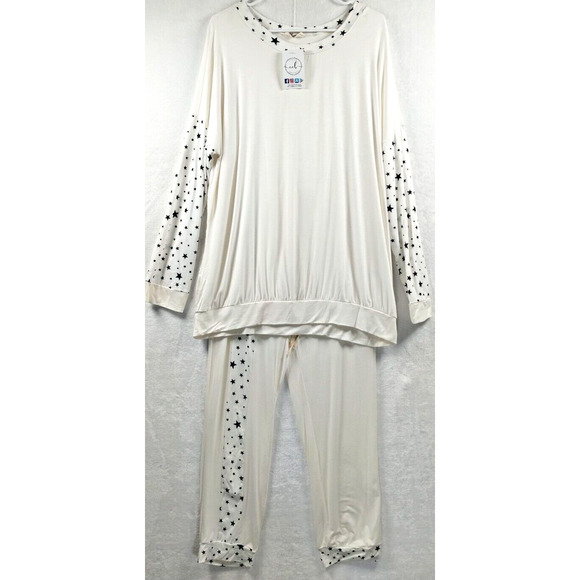 Blumin Apparel by CC Bella Boutique 2XL Lounge Pajama Jogger Set Stars NWT - Picture 2 of 8